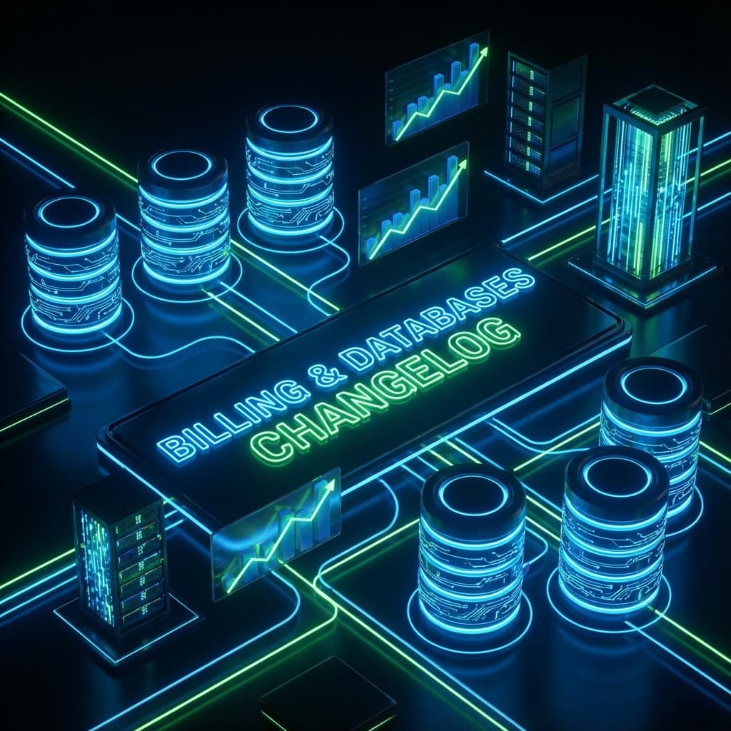 Billing Dashboards and Neon Upgrades